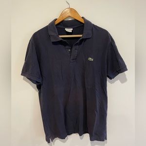 Lacoste Polo Shirt Mens XL 6 Blue